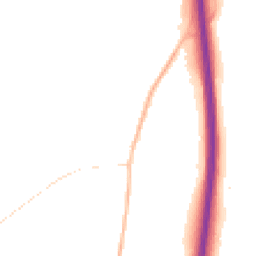 Night-time road noise heatmap for BN6 9SL