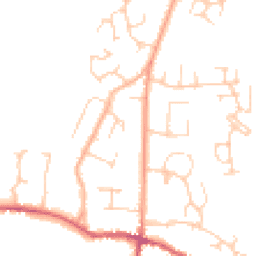 Daytime road noise heatmap for BN6 9SS