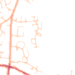 Daytime road noise heatmap for BN6 9ZD
