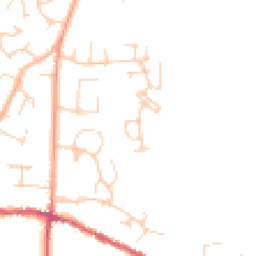 Daytime road noise heatmap for BN6 9ZE