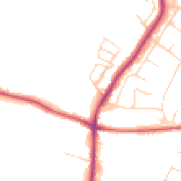Daytime road noise heatmap for BN6 9ZR