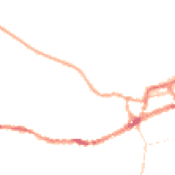 Night-time road noise heatmap for BN7 1BA