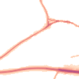 Night-time road noise heatmap for BN7 1EX