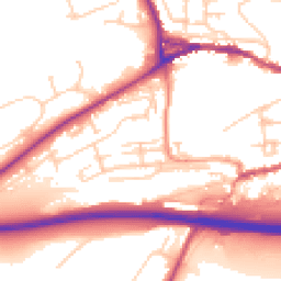 Daytime road noise heatmap for BN7 1LH