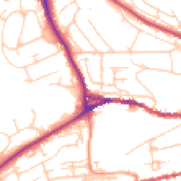 Daytime road noise heatmap for BN7 1ST