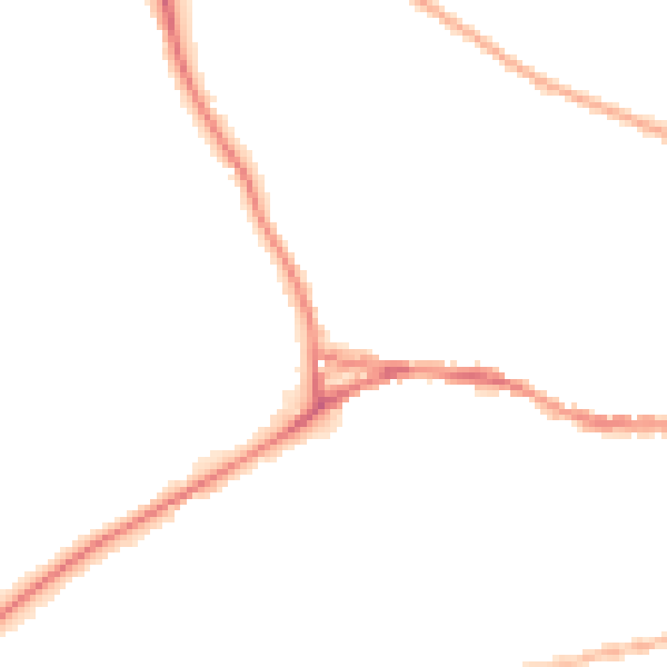 Night-time road noise heatmap for BN7 1ST