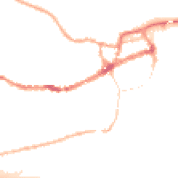 Night-time road noise heatmap for BN7 1UD