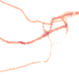Night-time road noise heatmap for BN7 1XG