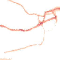 Night-time road noise heatmap for BN7 1XN