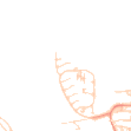 Daytime road noise heatmap for BN7 2EY