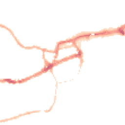 Night-time road noise heatmap for BN7 2LU