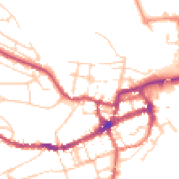 Daytime road noise heatmap for BN7 2QA