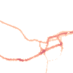 Night-time road noise heatmap for BN7 2QA