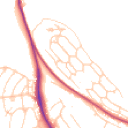 Daytime road noise heatmap for BN7 2TU