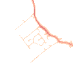 Daytime road noise heatmap for BN7 3LG