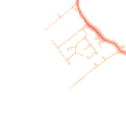 Daytime road noise heatmap for BN7 3LN