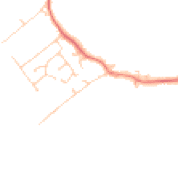 Daytime road noise heatmap for BN7 3NX