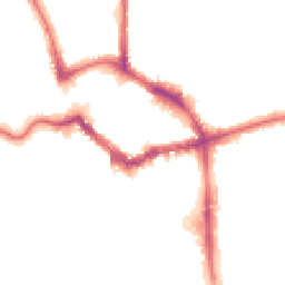 Night-time road noise heatmap for BR1 1AB