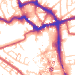 Daytime road noise heatmap for BR1 1AE