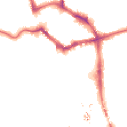Night-time road noise heatmap for BR1 1AE