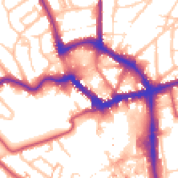 Daytime road noise heatmap for BR1 1AL