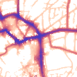 Daytime road noise heatmap for BR1 1AP