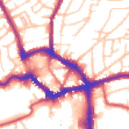 Daytime road noise heatmap for BR1 1BQ