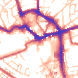 Daytime road noise heatmap for BR1 1HE