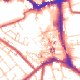 Daytime road noise heatmap for BR1 1HS