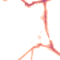 Night-time road noise heatmap for BR1 1HS