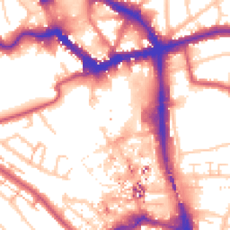Daytime road noise heatmap for BR1 1JQ