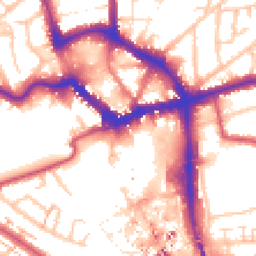 Daytime road noise heatmap for BR1 1NJ