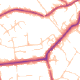 Daytime road noise heatmap for BR1 2BF