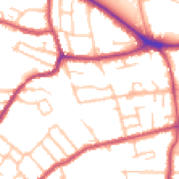 Daytime road noise heatmap for BR1 2BL