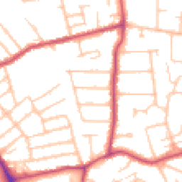 Daytime road noise heatmap for BR1 2EY