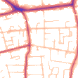 Daytime road noise heatmap for BR1 2GA