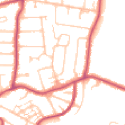 Daytime road noise heatmap for BR1 2JX