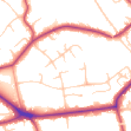 Daytime road noise heatmap for BR1 2NY