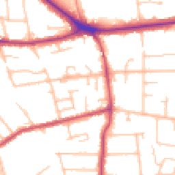 Daytime road noise heatmap for BR1 2QT