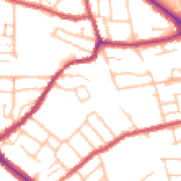 Daytime road noise heatmap for BR1 2RB