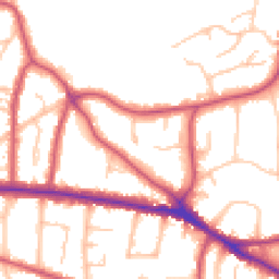 Daytime road noise heatmap for BR1 2UJ