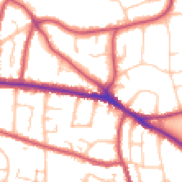 Daytime road noise heatmap for BR1 3AY