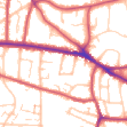 Daytime road noise heatmap for BR1 3BY
