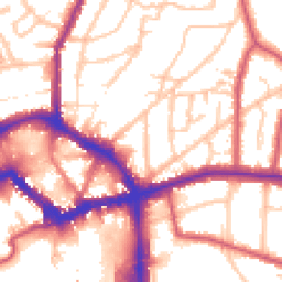 Daytime road noise heatmap for BR1 3HA