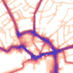 Daytime road noise heatmap for BR1 3NR