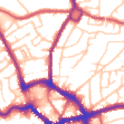 Daytime road noise heatmap for BR1 3PH