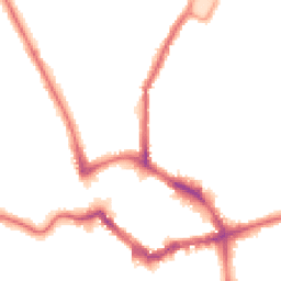 Night-time road noise heatmap for BR1 3PT