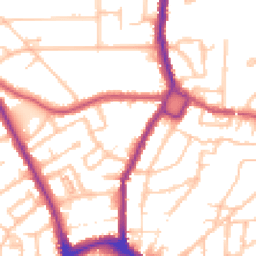 Daytime road noise heatmap for BR1 3QN