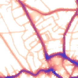 Daytime road noise heatmap for BR1 3SE