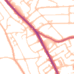 Daytime road noise heatmap for BR1 3SL